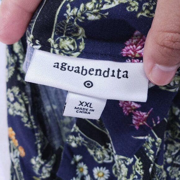 Agua Bendita x Target Dainty Floral Tile Multicolor Ruffle Mini Dress Size XXL - Picture 12 of 13